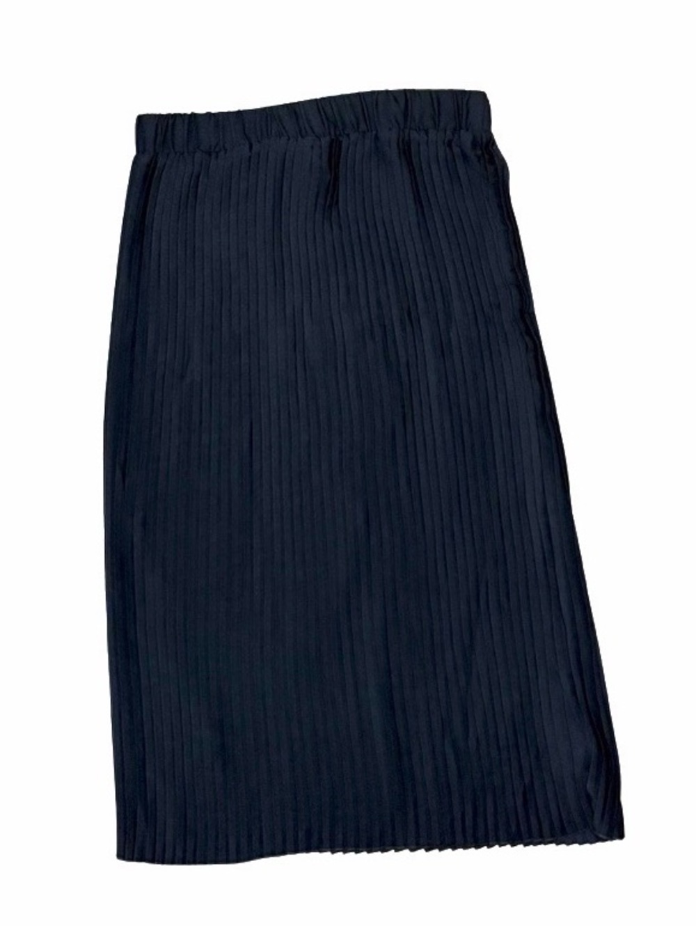 Sincerely Jules Classic Black Pleated Midi Skirt - Women's